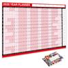 2025 Laminated Yearly Wall Planner Calendar with Sticker Dots Memo Poster Wall Calendars GZW