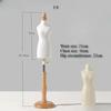 Mini Female Mannequin for 1/2 1/3 1/4 Doll Clothing Display Stand DIY Dollhouse Miniature Ornaments Supplies