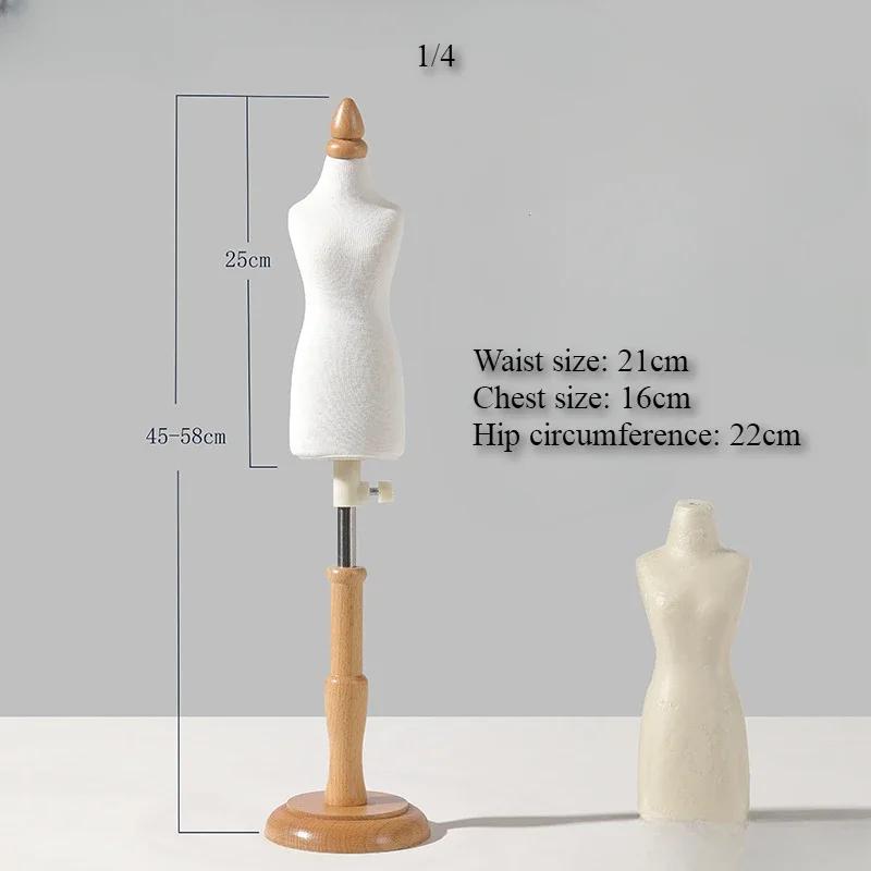 Mini Female Mannequin for 1/2 1/3 1/4 Doll Clothing Display Stand DIY Dollhouse Miniature Ornaments Supplies