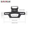 ZX-4R ZX-25R Rear License Plate Holder For KAWASAKI NINJA ZX4R ZX4RR ZX25RR Motorcycle Tail Tidy Fender Eliminator LED Light
