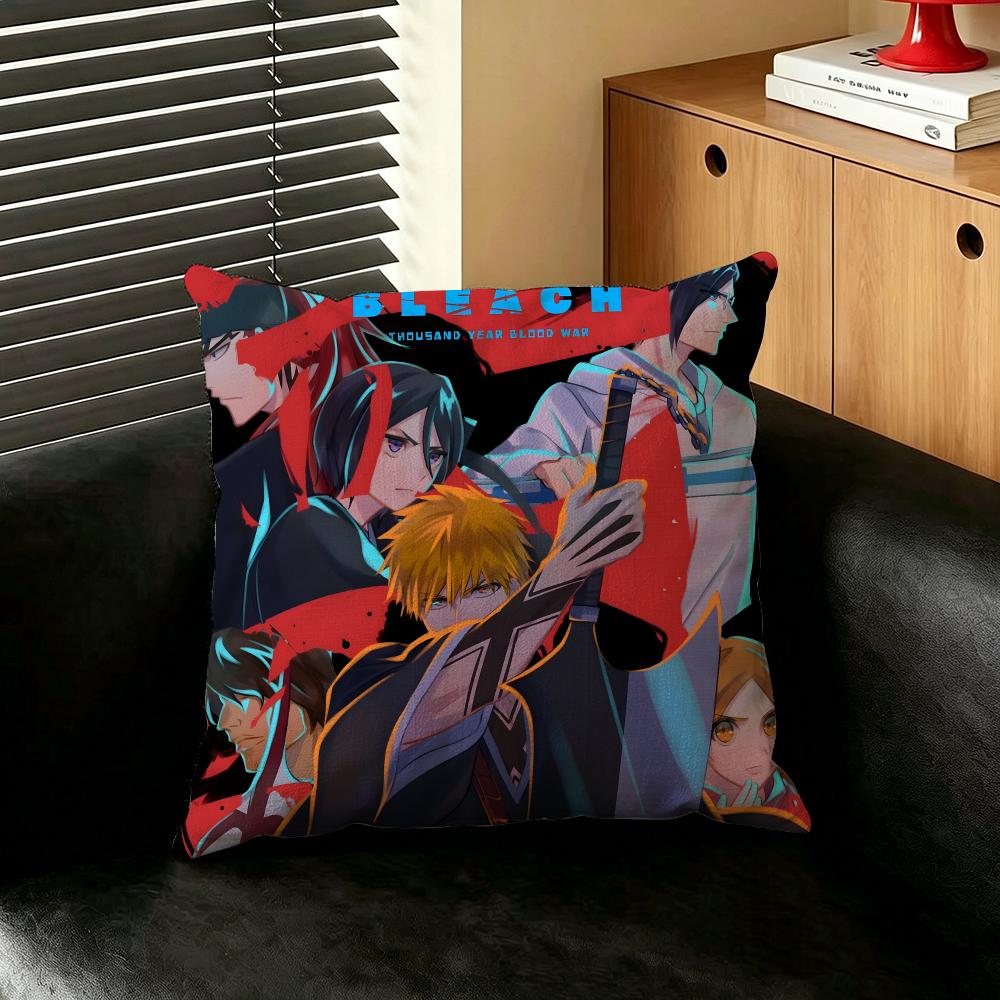 Anime BBLEACH Cushion Cover Creative  pillowcases for interior decoration office living room home Car hot