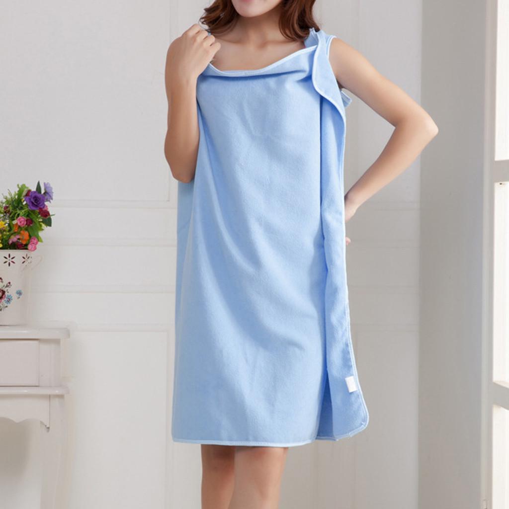 Bath Towels Fashion Lady Girls Wearable Fast Drying  Bath Towel Beach Skirt
