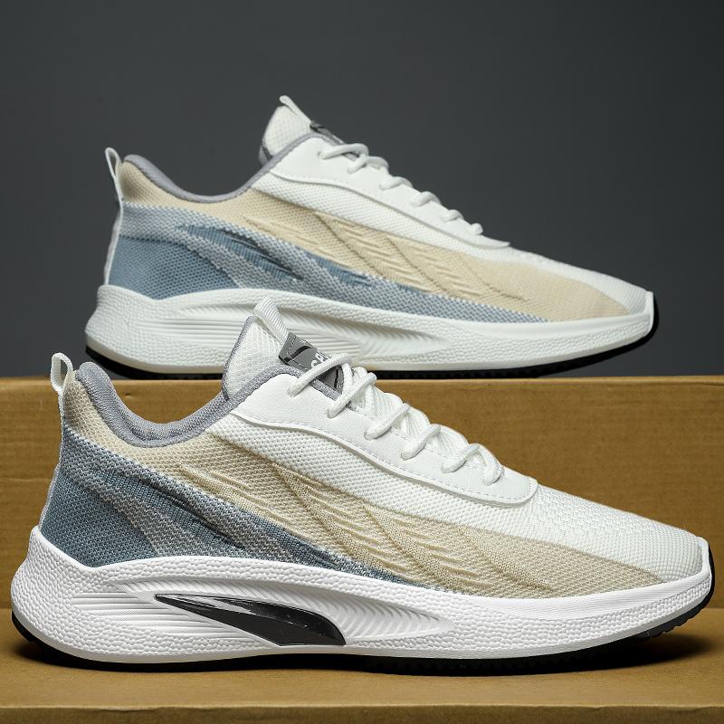 Мужская повседневная обувь на шнуровке с сеткой, дышащая, брендовая дышащая обувь, мужская обувь, дизайнерская обувь на плоской подошве, мужская мода, летние кроссовки