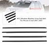 4PCS Window Weather Strip Seal Belt For Nissan X-trail 2001-2007