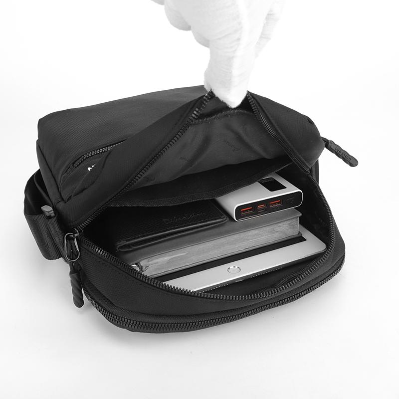 Мужская сумка через плечо, легкая, многосекционная сумка через плечо