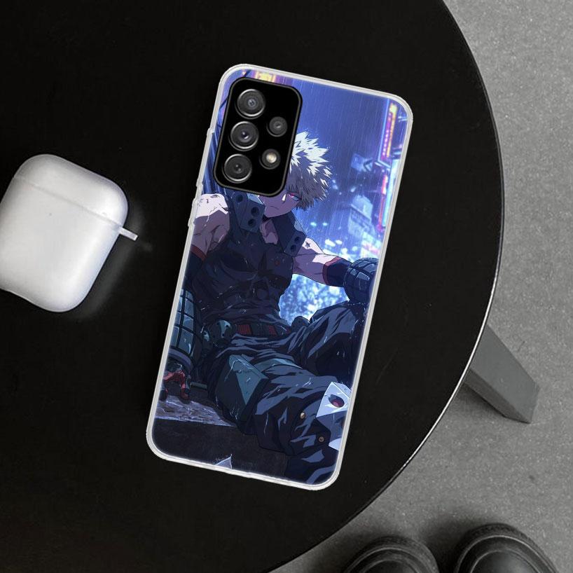 Чехол для телефона Dakugou Katsuki MHA My Hero для Samsung Galaxy A12 A22 A32 A52 A72 A02S A51 A50S A31 A20S A10S Note 20 Ultra 10