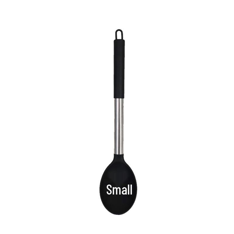 Silicone & Stainless Steel 15-Piece Non-Stick Kitchenware Set: Spatula, Soup Spoon, More.