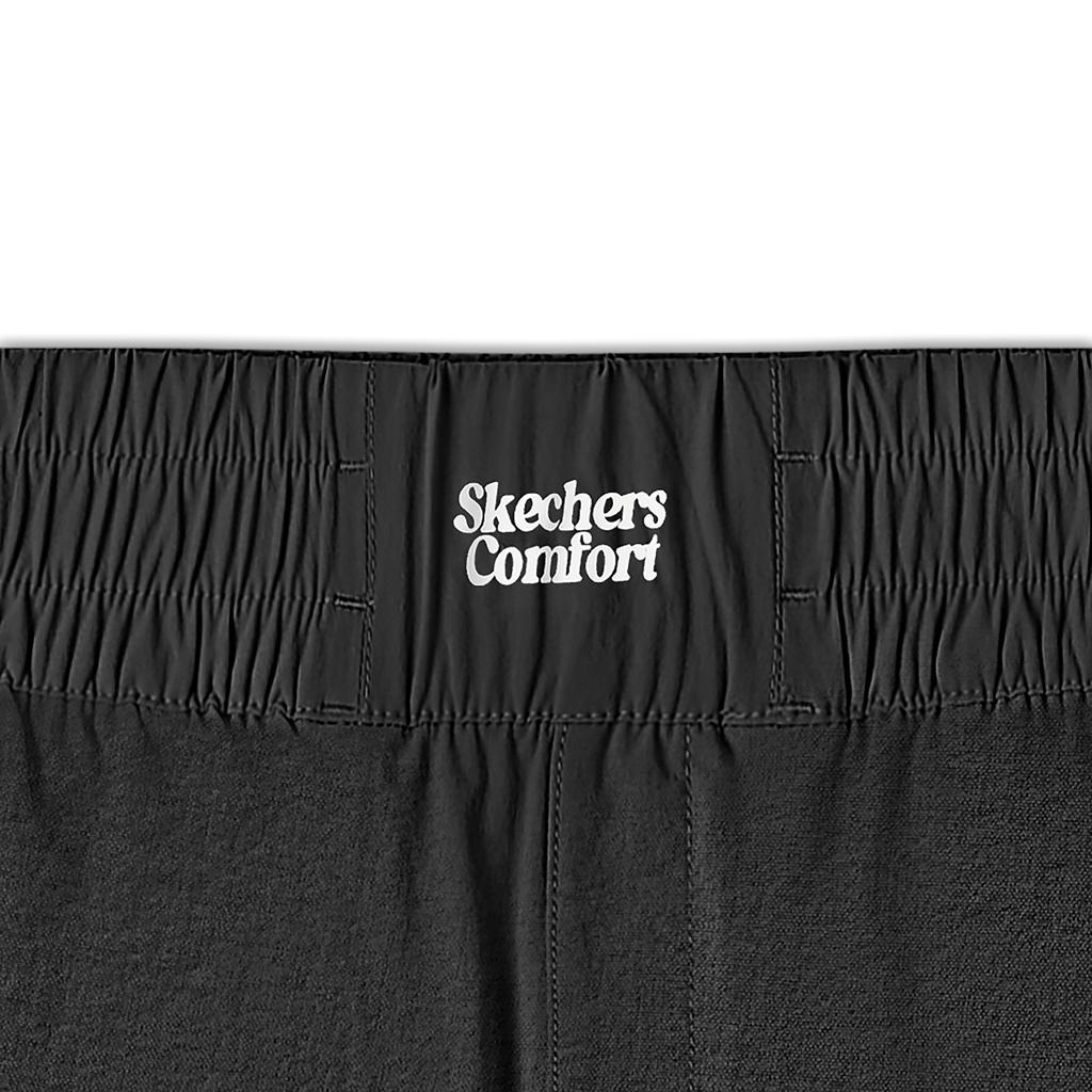 Skechers Свободные Плотные Простые Удобные Пятиточечные Повседневные Шорты Женские шорты Угольно-Черные L225W079-0018