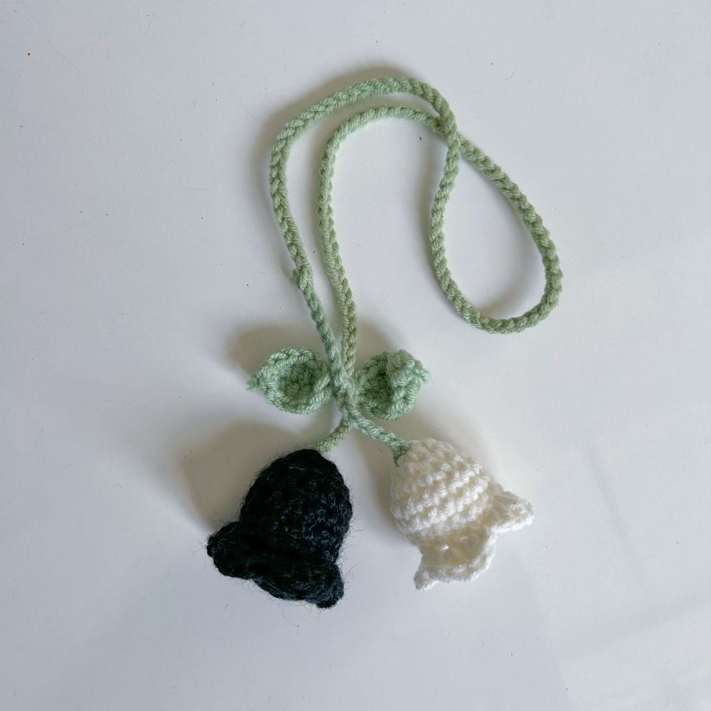 Strawberry Knitted Strawberry Pendant Wool Strawberry Keychain Charms Pagination Mark  Women