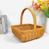 Portable PP Picnic Basket With Handle Fruits Vegetables Grocery Storage