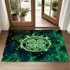 Celtic FC Design Crystal Velvet Rug Soft Decorative Mat for Bedroom Entrance