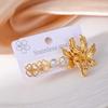 Multi Style Gold Stainless Steel Stud Earrings Set Women Fashion Ear Jewelry Pack
