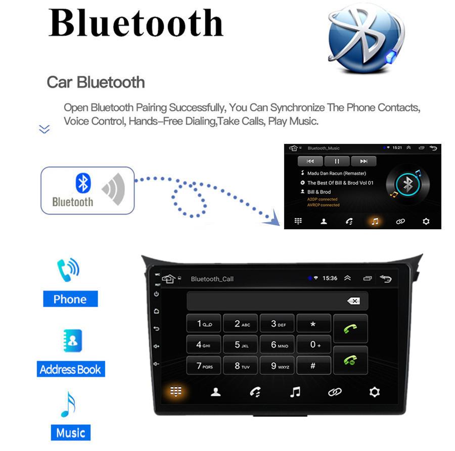 Портативный экран CarPlay для --Для Hyundai I30 2012-2016