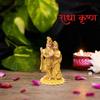 1 шт. Идол Радхи Кришны | Подарок на Ракшабандхан для брата/сестры | Мурти для него/нее, Домашний декор, Свадебная и Пуджа статуэтка, Декоративный экспонат