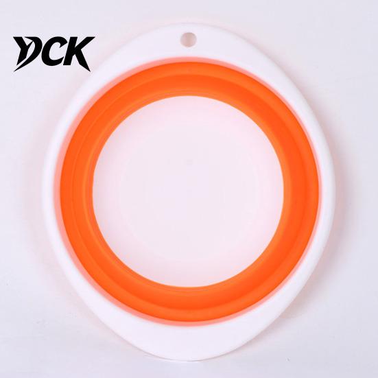 Durable Fishing Lure Bowl Foldable Silicone Bait Basin, Collapsible Bowl, Holder Portable Mixing Bucket Container, Outdoor Angling Accessories Basin