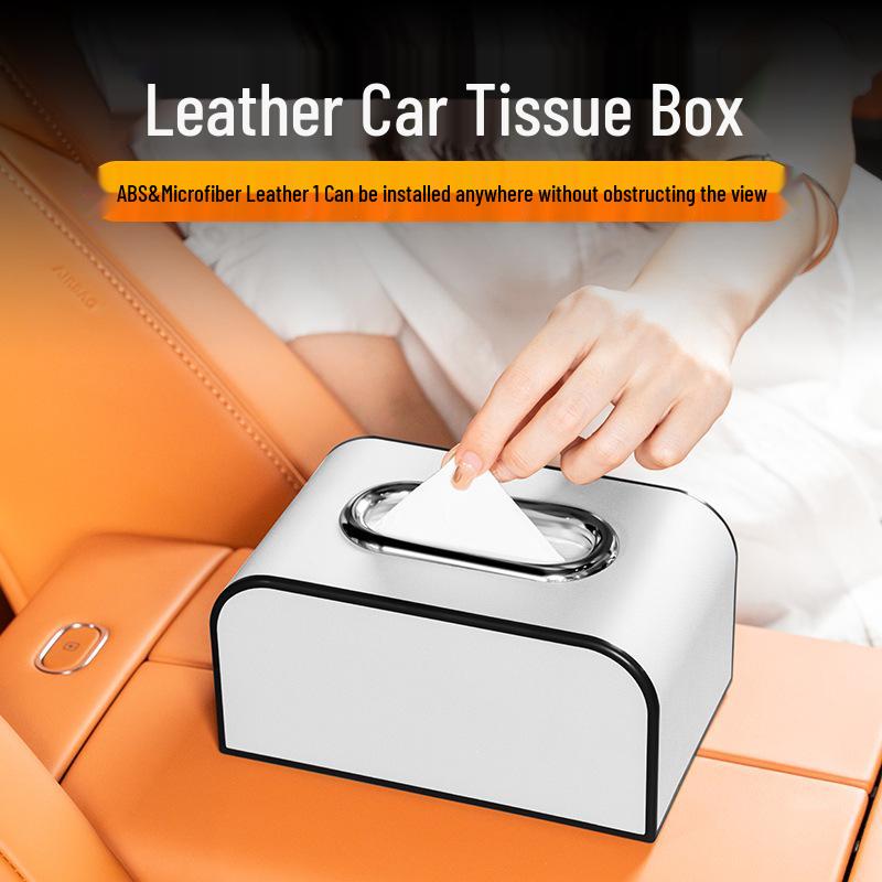 Tesla Model Tissue Box for Armrest or Seat Back