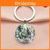 2d Dragon Themed Keyring With Glass Alloy Material For Gift And Collectors