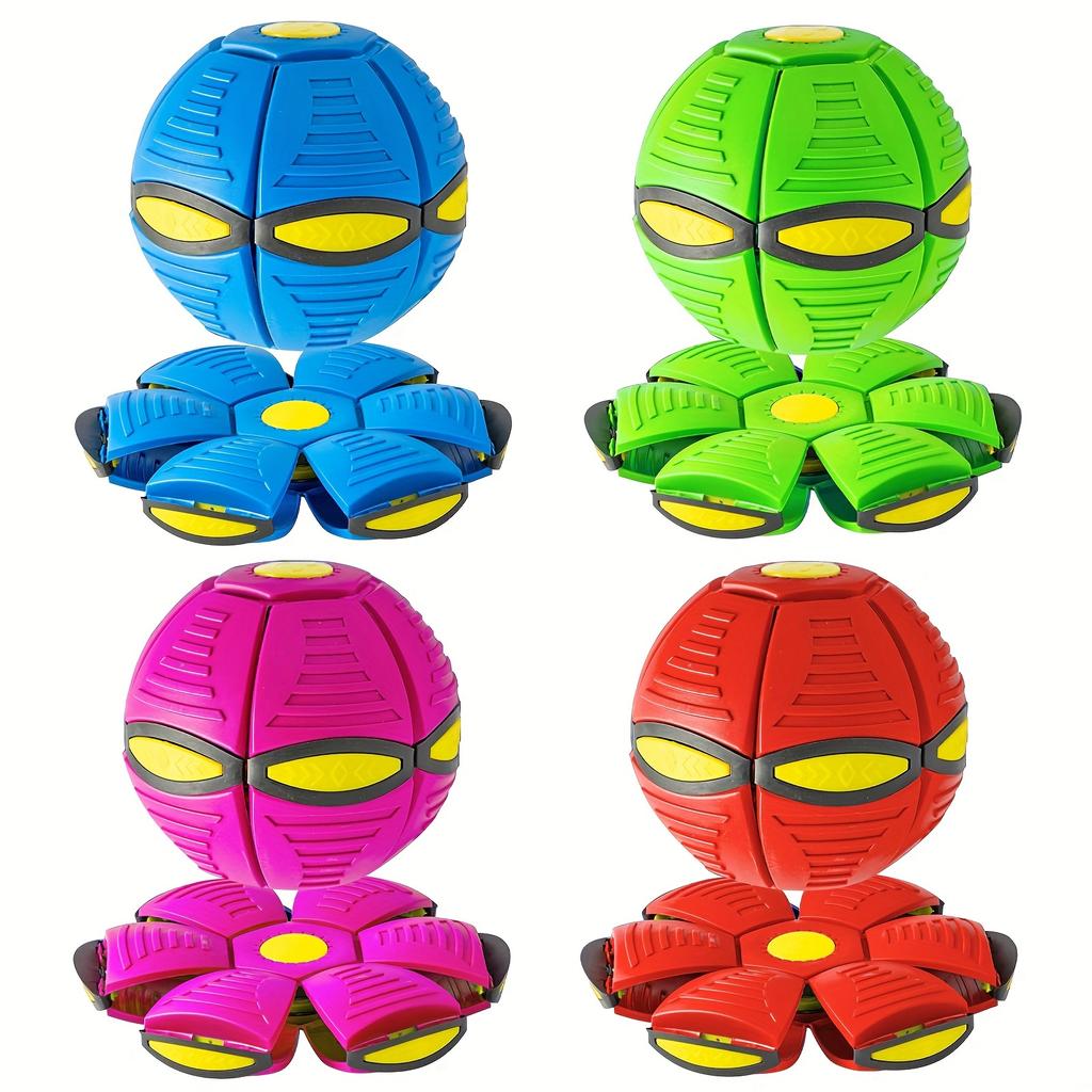 Outdoor Sports Stepping On the Ball Toy Stepping On the Deformed Elastic UFO Ball Magic Puzzle Children Flat Throwing Disc Ball.