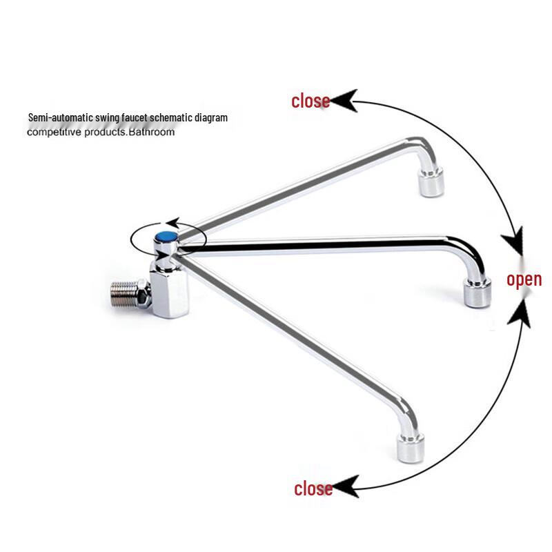 Кухонный настенный однорычажный смеситель Shuizhisheng с холодной водой