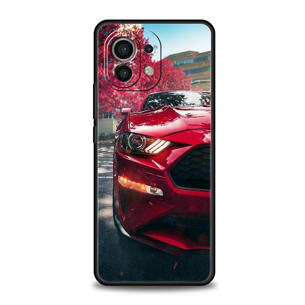 Синий, красный чехол для телефона с спортивным автомобилем и автомобилями для Xiaomi Mi Poco X4 Pro X3 NFC M3 F3 M4 12 11 Ultra 11X 11T 11i Note 10 Lite 10T 9T