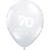 Qualatex 11-дюймовые латексные шары на 70-летие (50 шт. в упаковке)