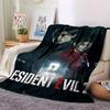 1 шт. Плед Resident Evil 8 Мягкий теплый плед для дома, офиса, путешествий Всесезонное уютное постельное белье Подарок, Уютный офисный аксессуар