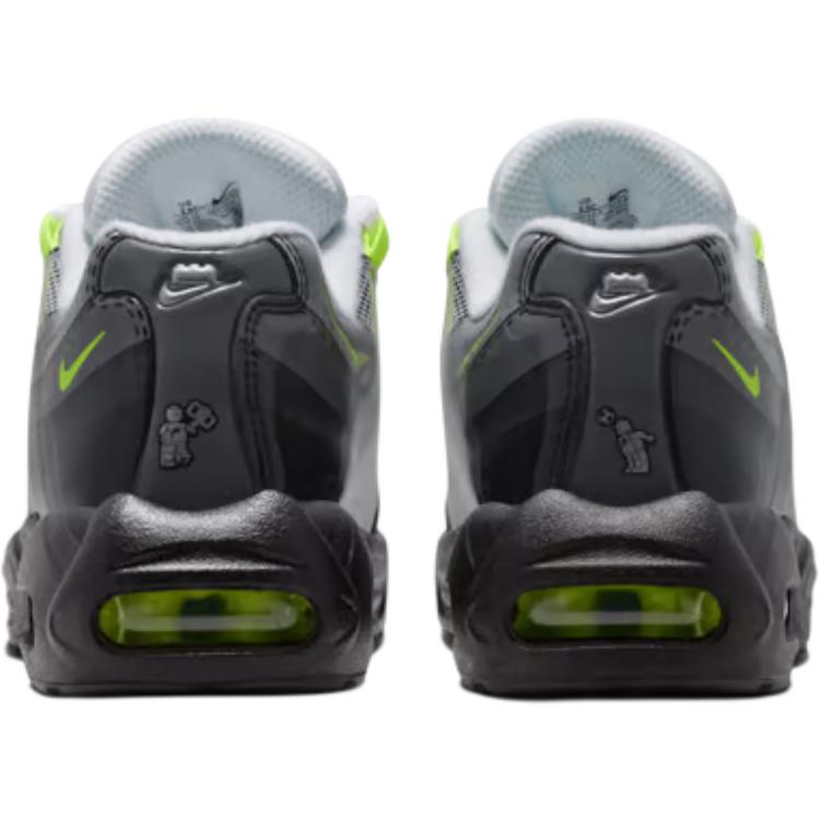 Кроссовки для детей LEGO x Nike Air Max 95 PS Черный Металлический Серебристый Зеленый Темно-Дымчато-Серый Дымчато-Серый IU1715-002