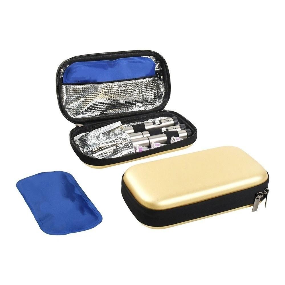 Waterproof Insulin Cooling Box Thermal Insulated Liner Pill Cooler Bag Pill Organizer