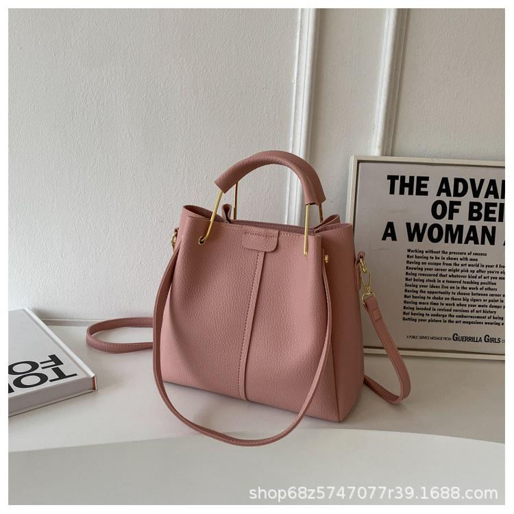 This Year's Popular Bag Women's Large-capacity 2025 New Crossbody Bag Is Fashionable and Versatile Korean Texture Portable Bucket Bag