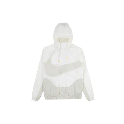 Спортивная одежда Swoosh Big Logo Тканая куртка с капюшоном Мужские куртки Белые DD5968-133