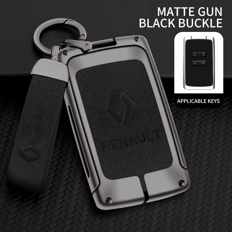 Interior Stickers Car Key Case Cover For Renault Koleos Kadjar Captur Megane Talisman Espace Clio Zoe Scenic 4 Arkana Dacia Sand