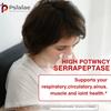 Pslalae Экстракт сериновой пептидазы, 120 000 SPU на порцию, подходит для здоровья пазух, дыхательной системы и суставов.