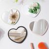High-definition Handheld Mirror Single-sided Beauty Make-up Mirror Heart-shaped Mirror  Makeup Tool