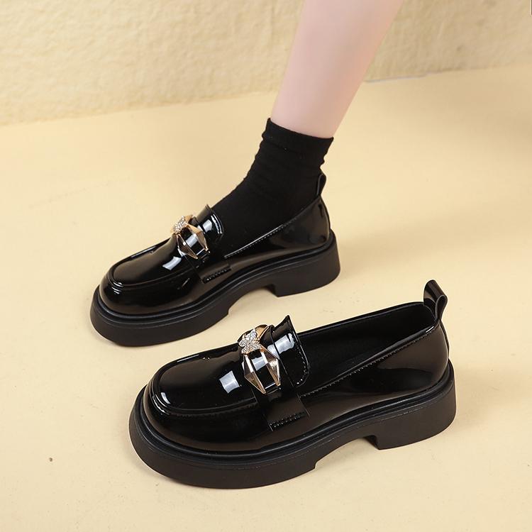 Модные женские мокасины, туфли в британском стиле JK Uniform 2024 года, новые туфли Мэри Джейн со стразами, женская повседневная обувь Mujer
