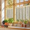Маленькая японская хлопково-льняная марлевая занавеска: Штора-перегородка или дверная штора для спальни и кухни