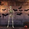 Halloween Skeleton Realistic Posable Skeleton with Movable Joints Halloween Decoration Prop Spooky Photo Props Party Supplies