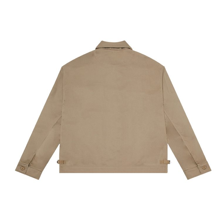 Dickies Твиловая рабочая повседневная куртка с множеством карманов, унисекс, бежевая DK010163CH1