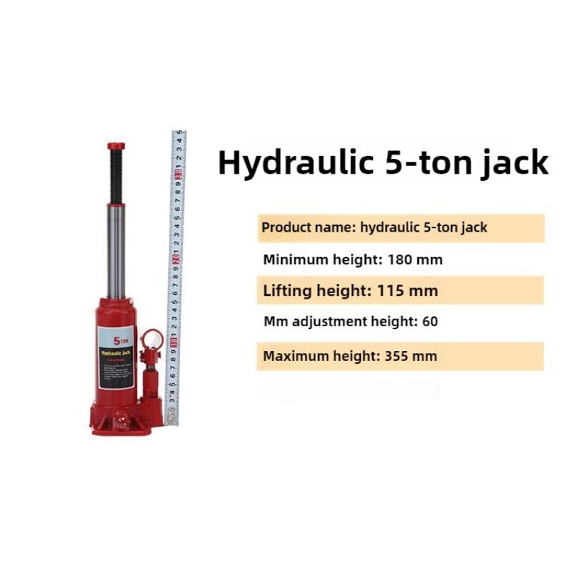5T/6T/8T Hydraulic Bottle Jack Car Hydraulic Jack Welded Hydraulic Car Bottle Jack for Car Pickup Truck RV Repair