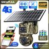 SHIWOJIA 3K 6MP 4G/WIFI камера Солнечная наружная Двойные экраны Двойные объективы Обзор 360° Мониторинг животных Обнаружение животных Камера безопасности