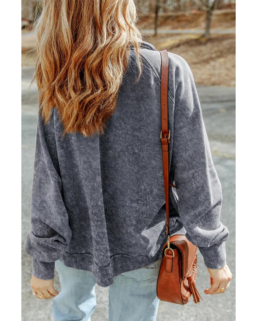 Azura Exchange Винтажная потертая куртка с карманом-клапаном на пуговицах