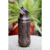 Antique Copper Jumbo Water Bottle - 1300ML | Heavy Copper Metal Made | Antique And Rustic Dark Brown Finish