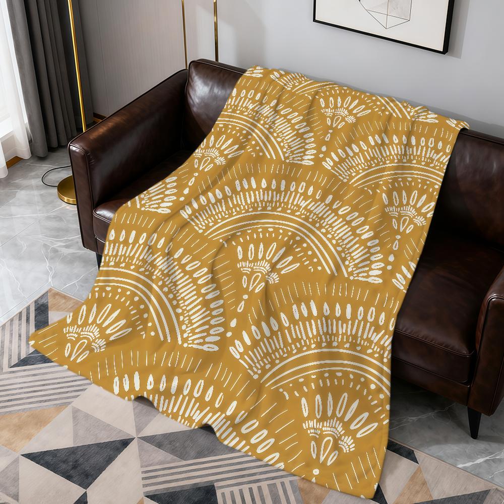 abstract bohemian Eccentric boho soft warm plush blanket for dormitory sofa living room pet hogar bedroom gift nap home Flannel