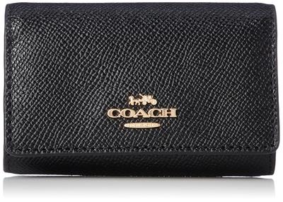 Чехол для ключей 76741 [Coach] женский Im/черный [Предмет]