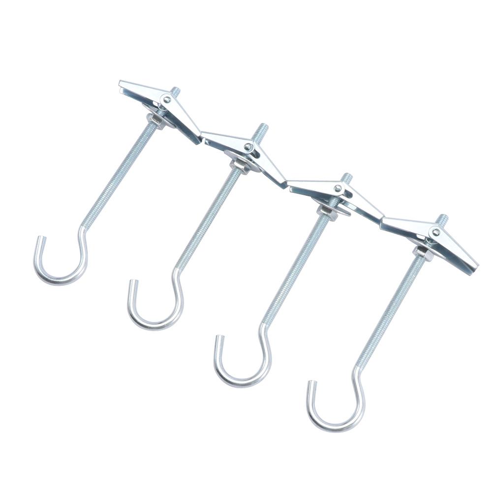 С пружинами 5/10 шт. откидные крылья гипсокартон подвесные растения настенные крючки болты вешалка потолочный крюк настенное крепление крыло