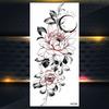 Purple Rose Jewelry Water Transfer Tattoo Stickers Women Body Chest Art Temporary Tattoo Girl Waist Bracelet Flash Tatoos Flower