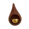 Shopkeepers Door Opening ,Chime Ornament Decor Wood Doorbell with Brass Room Garden Wardrobe