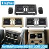 Car Rear Center Console Air Conditioning AC Vent Grille Cover Air Vent Panel For BMW 5 Series E60 E61 545i 550i