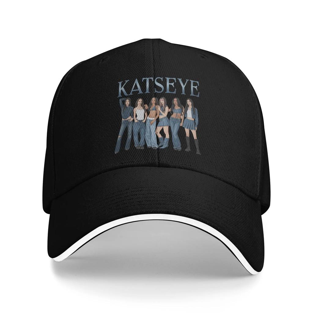 Lip Glaze Katseye Kpop Idol Baseball Caps Fashion Sandwich Cap Unisex Polyester Caps Hat Sport