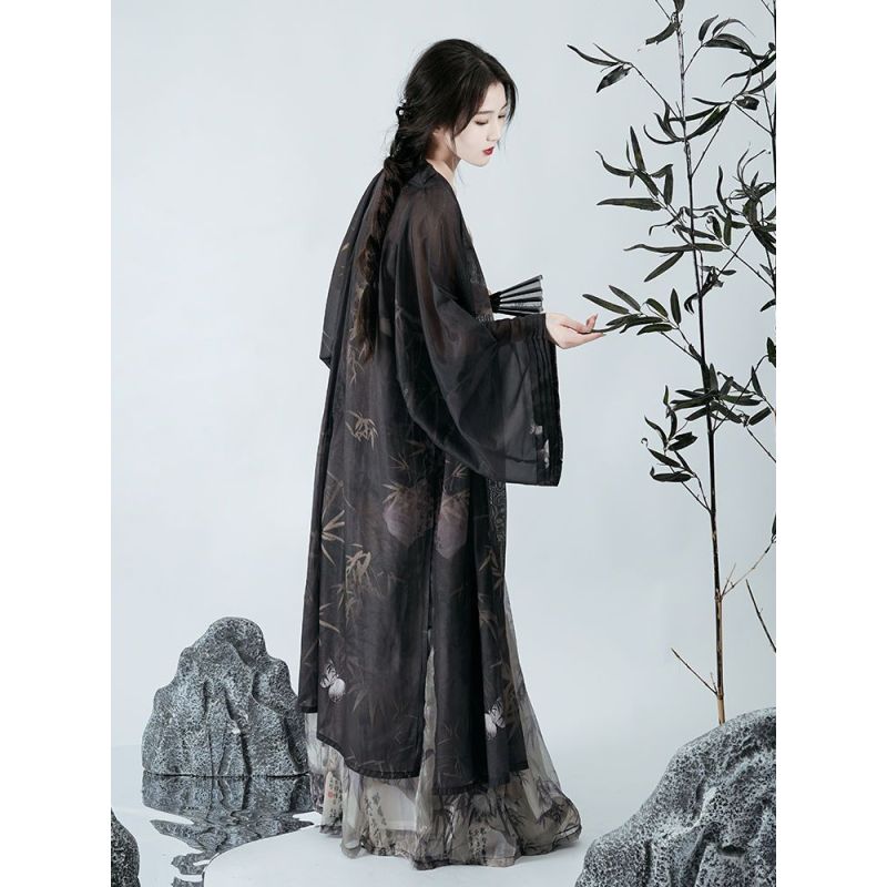 Коммуникационный костюм Hanfu в стиле династии Сун в китайском стиле, ежедневный элемент Han