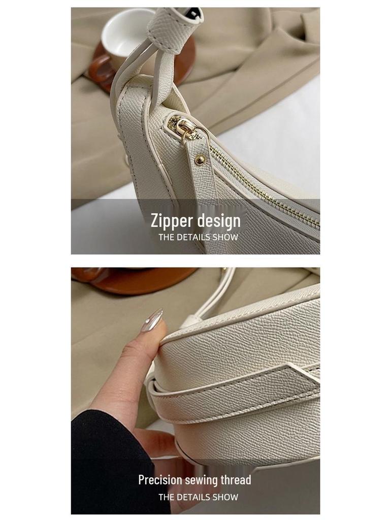 Женская французская нишевая сумка-седло полумесяц - полумесяц под мышкой и кроссбоди, идеально подходит для работы и поездок